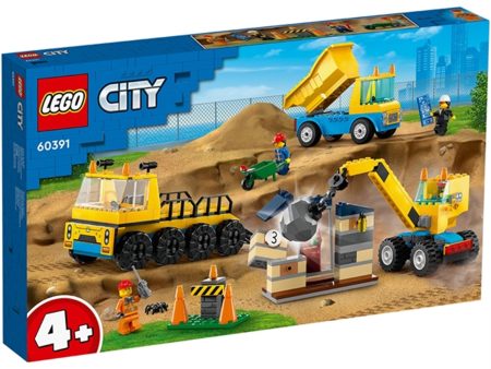 LEGO® City Anleggsmaskiner og Kran med Rivningskule on Sale