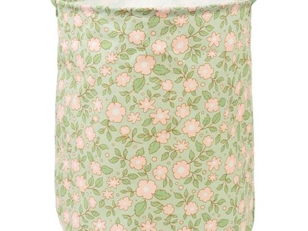 A Little Lovely Company Storage Basket Blossoms Sage For Discount