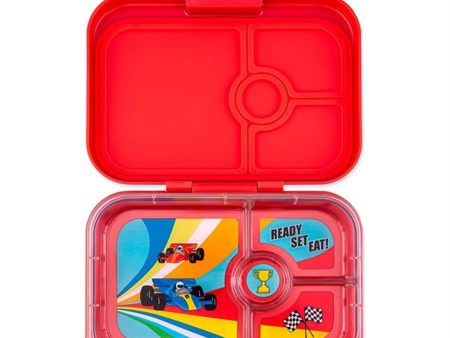 Yumbox Panino 4 Rum Matboks Roar Red Race Cars Online