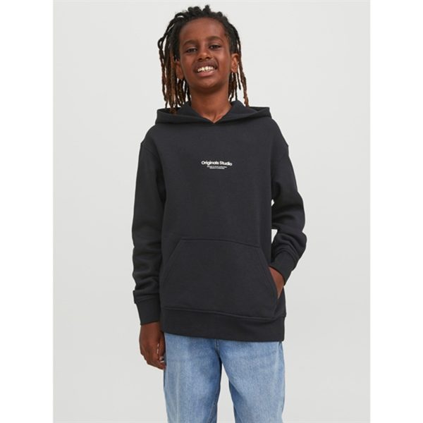 Jack & Jones Junior Black Vesterbro Sweat Hettegenser Noos Online now