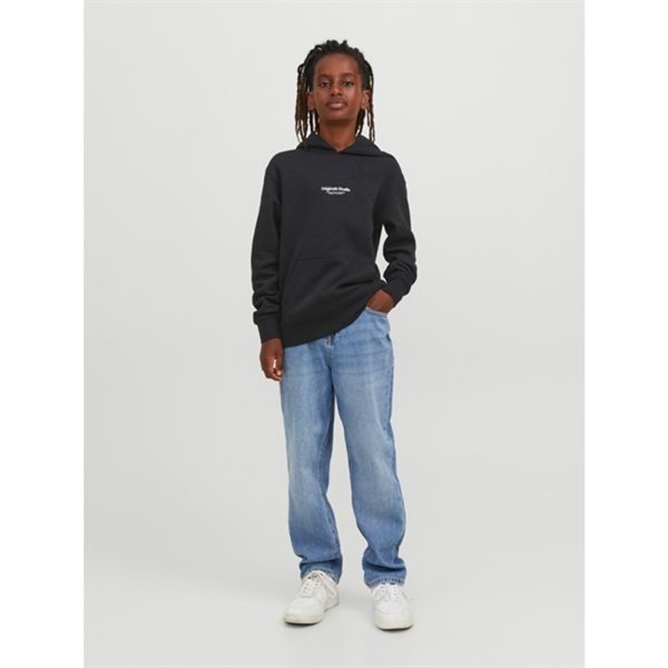 Jack & Jones Junior Black Vesterbro Sweat Hettegenser Noos Online now