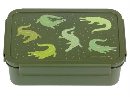 A Little Lovely Company Bento Matkasse Crocodiles Hot on Sale