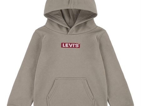 Levi s Box Tab Pullover Hoodie Rusty Aluminum Online Hot Sale