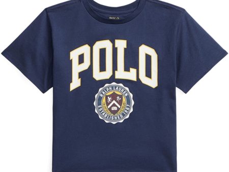 Polo Ralph Lauren Girl Varsity Polo T-Shirt Refined Navy Supply