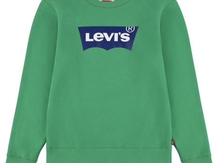 Levi s Batwing Crewneck Collegegenser Bright Green Sale