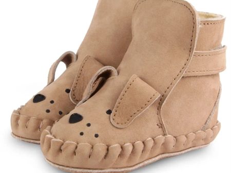 Donsje Baby Kapi Classic Lining Futter Dog Truffle Nubuck Online now