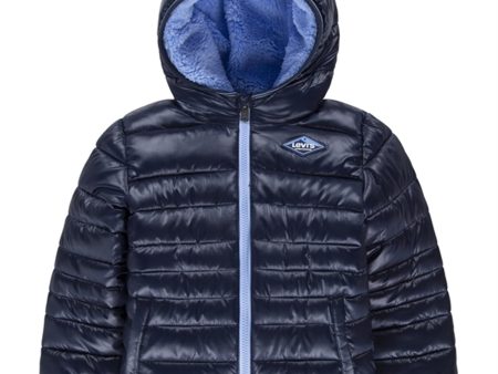 Levi s Baby Sherpa Lined Puffer Jakke Dress Blues Online Hot Sale